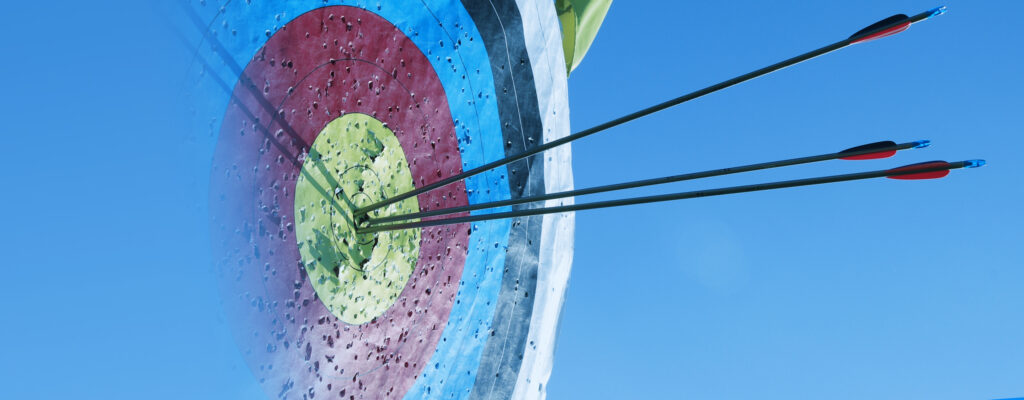 An archery target image to symbolise Hindenburg targeted short-selling activities
